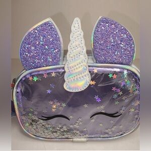 Cat & Jack Sparkly Purple Unicorn Belt Bag. 